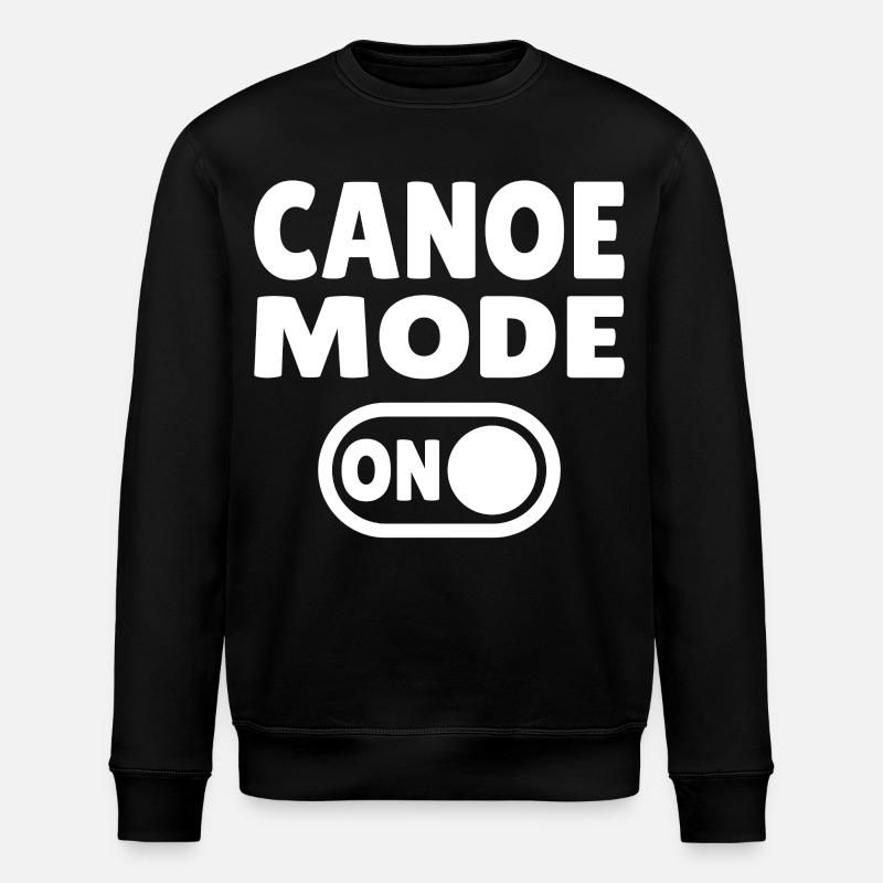 Mode canoë activé - Sweat bio ROLLER Stanley/Stella Unisexe - noir
