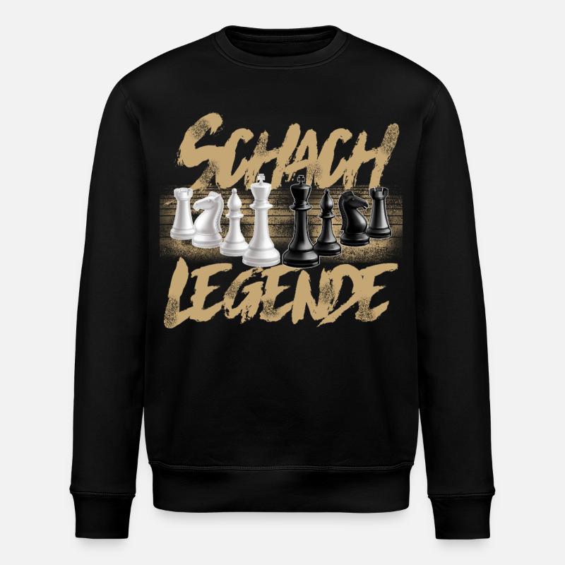 Schach Legende - Stanley/Stella Unisex Bio-Sweatshirt ROLLER - Schwarz