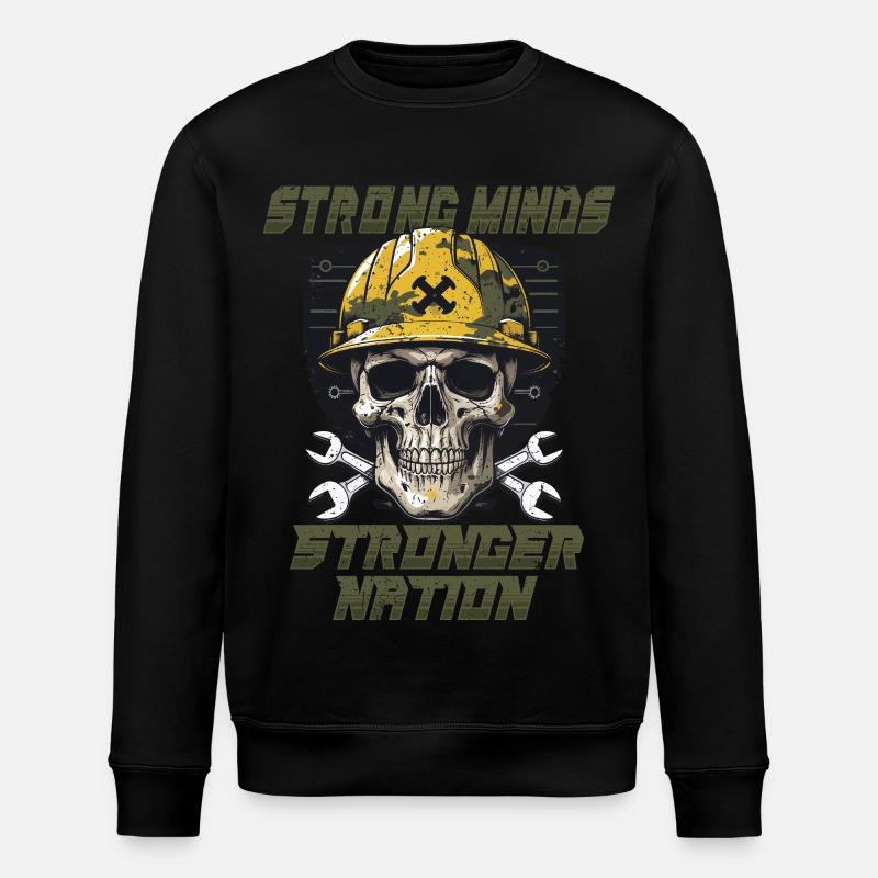 Militär Mechaniker - Stanley/Stella Unisex Bio-Sweatshirt ROLLER - Schwarz