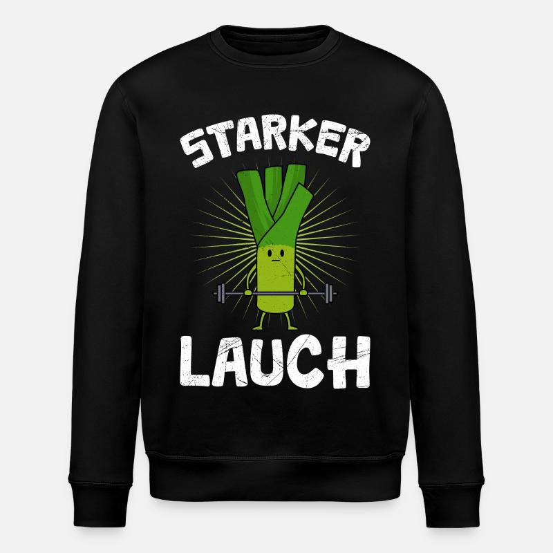 Gewichtheber STARKER LAUCH Lustiges - Stanley/Stella Unisex Bio-Sweatshirt ROLLER - Schwarz