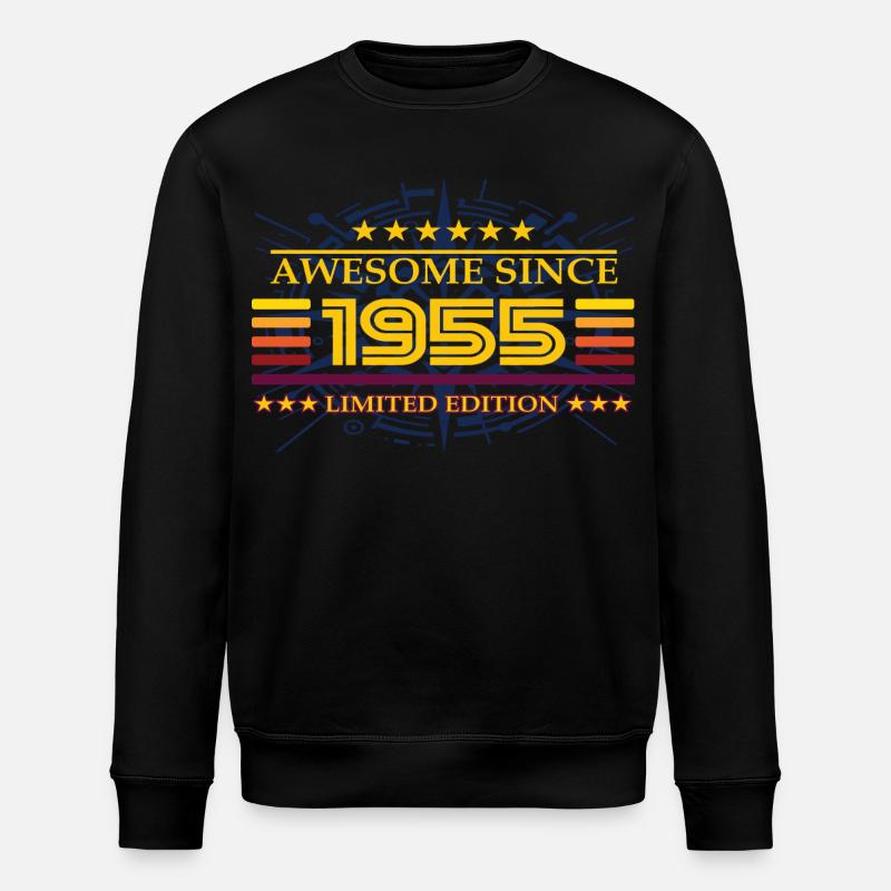 Génial depuis 1955 Édition limitée - Sweat bio ROLLER Stanley/Stella Unisexe - noir