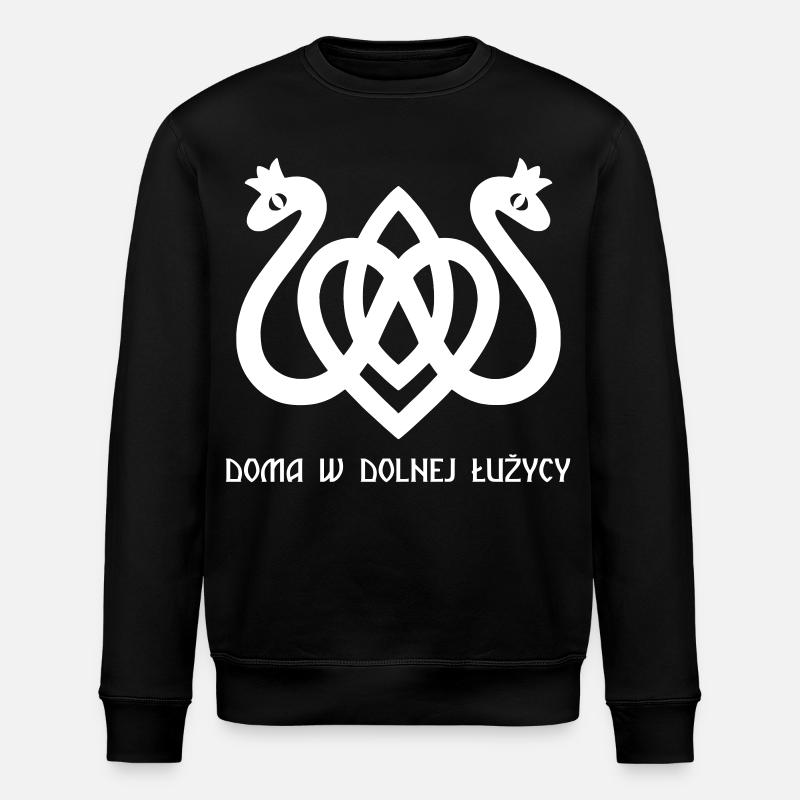 Coeur de serpent blanc - Sweat bio ROLLER Stanley/Stella Unisexe - noir