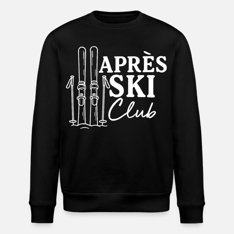 Club d’après-ski - Sweat bio ROLLER Stanley/Stella Unisexe - noir