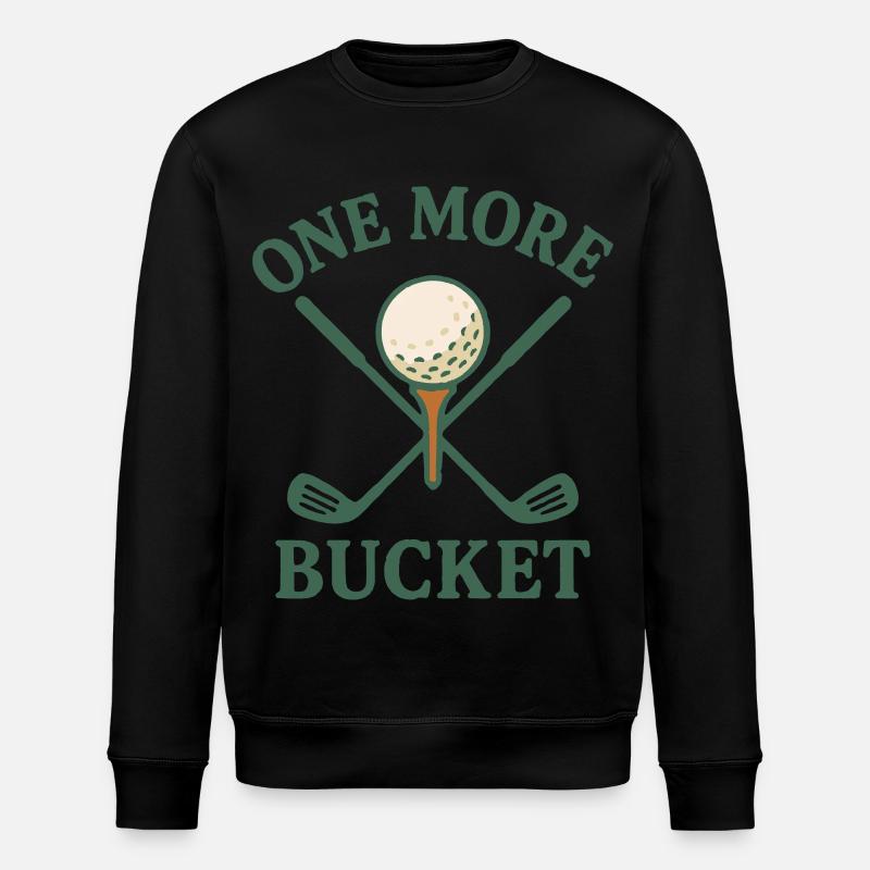 Ein weiterer Eimer Golfschläger Fun Design - Stanley/Stella Unisex Bio-Sweatshirt ROLLER - Schwarz