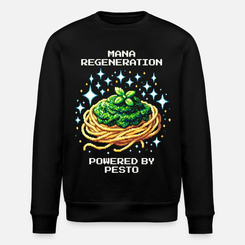 Régénération de mana | Propulsé par Pesto - Sweat bio ROLLER Stanley/Stella Unisexe - noir