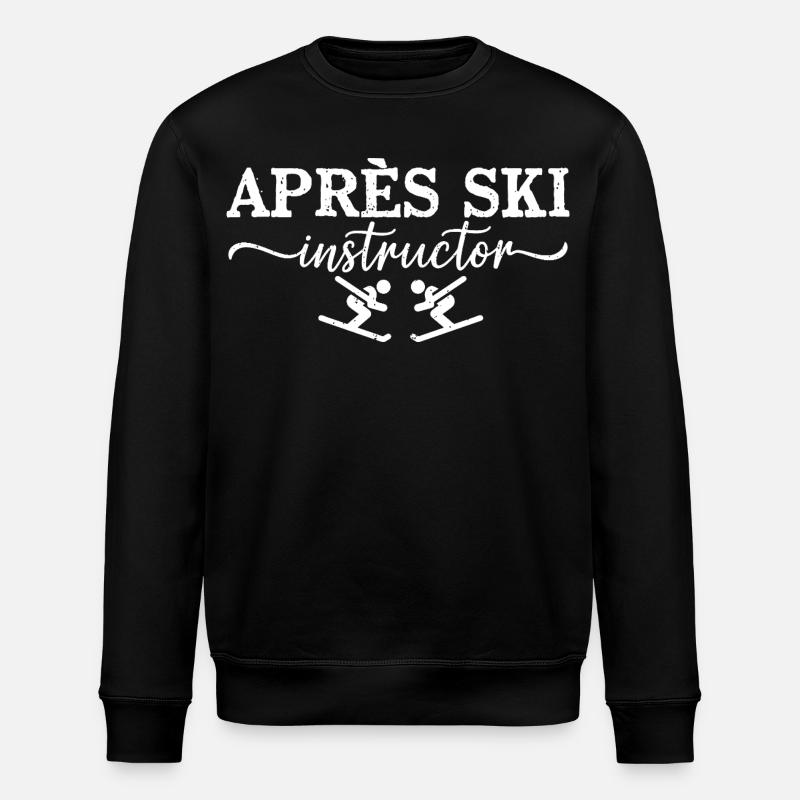 Moniteur d’après-ski Skilehrer Party - Sweat bio ROLLER Stanley/Stella Unisexe - noir