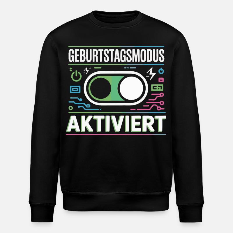 Mode anniversaire activé - Sweat bio ROLLER Stanley/Stella Unisexe - noir