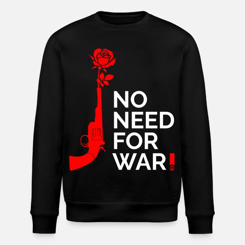 Pas de guerre - Sweat bio ROLLER Stanley/Stella Unisexe - noir