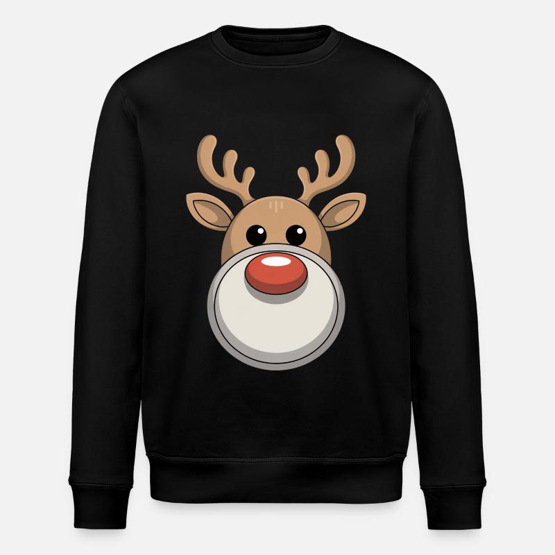 Rentier Ugly Christmas - Stanley/Stella Unisex Bio-Sweatshirt ROLLER - Schwarz