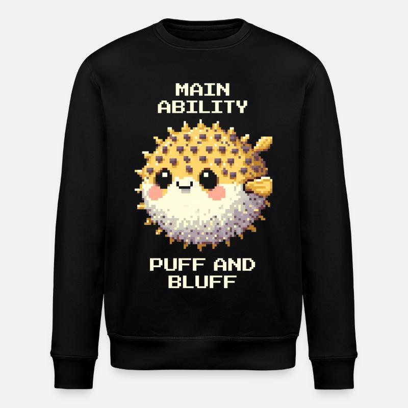 Hauptfähigkeit | Kugelfisch - Stanley/Stella Unisex Bio-Sweatshirt ROLLER - Schwarz