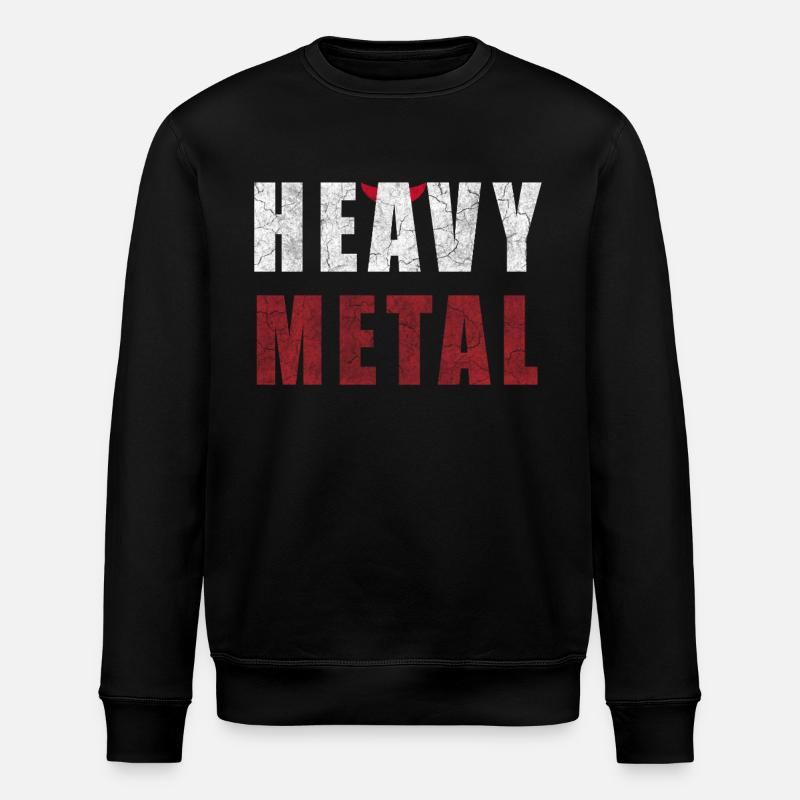 Heavy Metal Motiv - Stanley/Stella Unisex Bio-Sweatshirt ROLLER - Schwarz