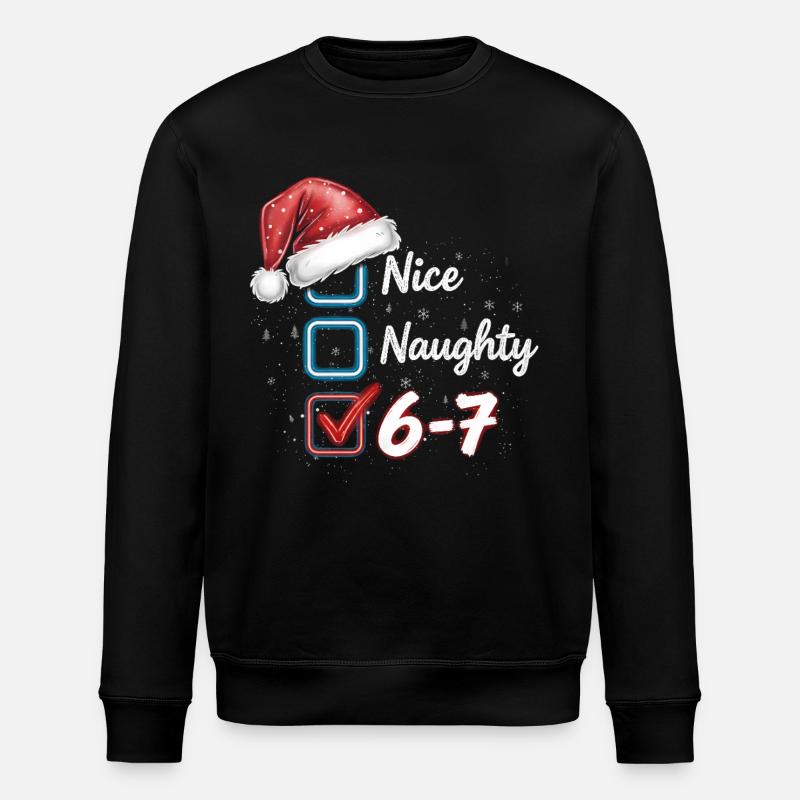 Nice Naughty 6-7  - Stanley/Stella Unisex Bio-Sweatshirt ROLLER - Schwarz