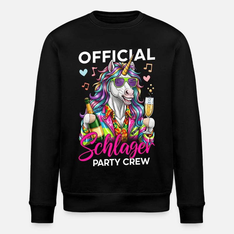 Équipe officielle de Schlager Party - Sweat bio ROLLER Stanley/Stella Unisexe - noir