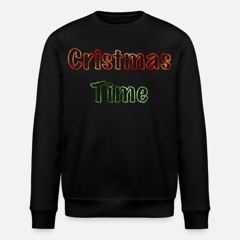Weihnachten - Stanley/Stella Unisex Bio-Sweatshirt ROLLER - Schwarz