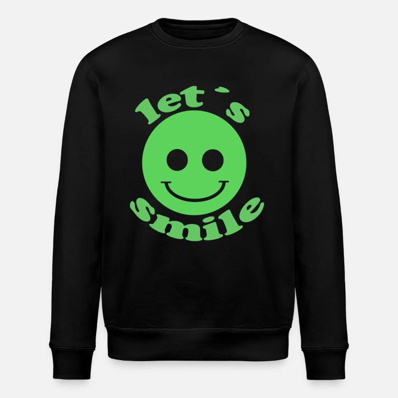 Sourions - Sweat bio ROLLER Stanley/Stella Unisexe - noir