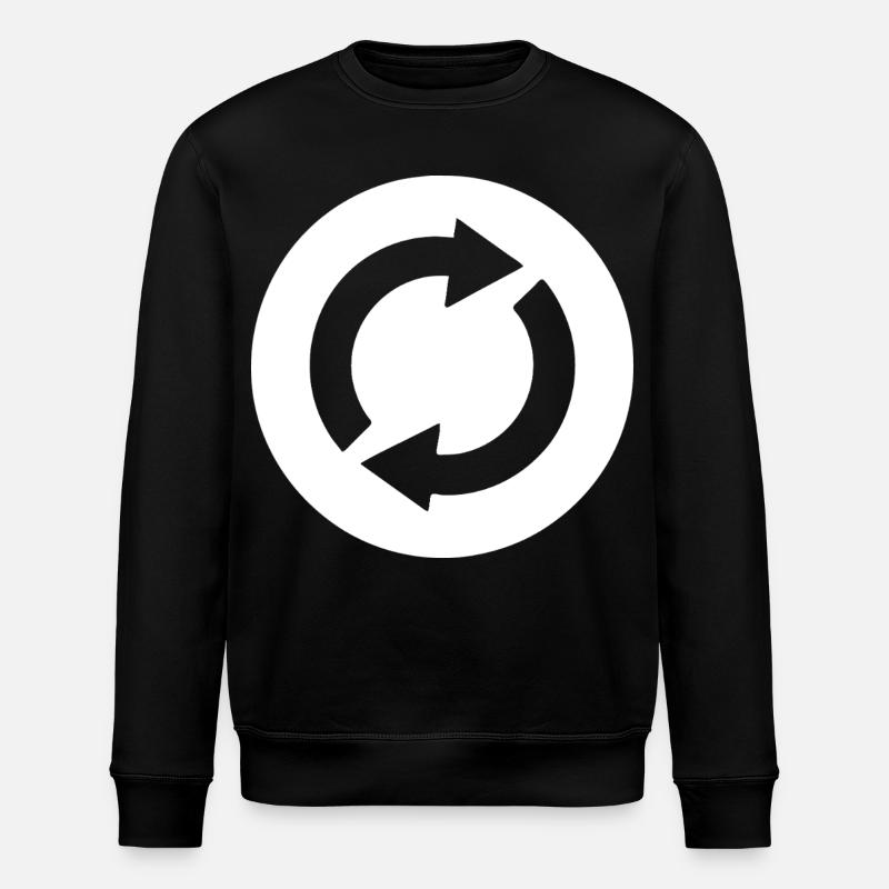Silhouettes répétitives Conception de pictogrammes - Sweat bio ROLLER Stanley/Stella Unisexe - noir