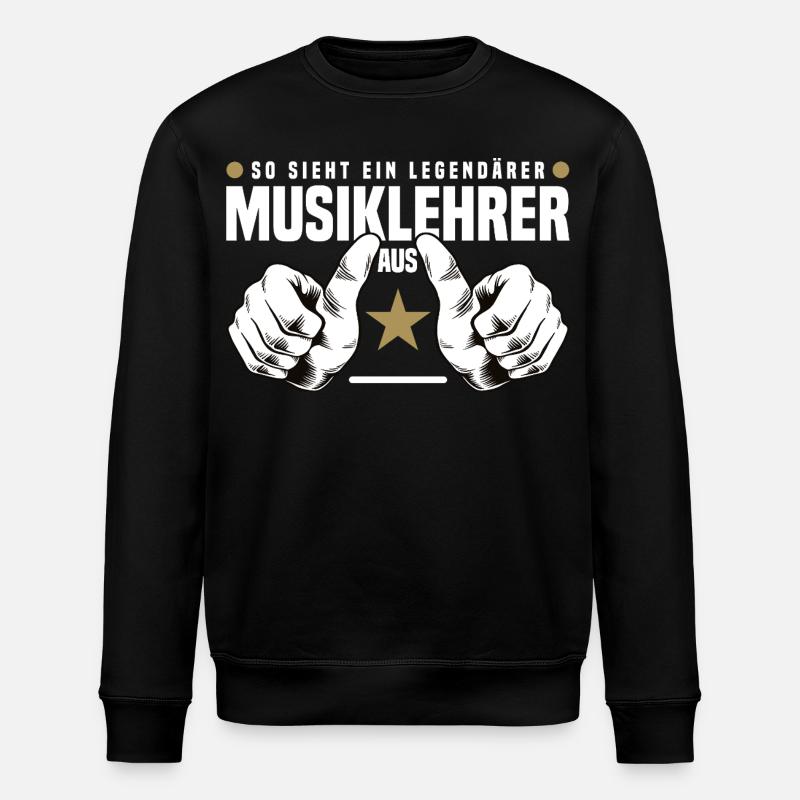 Professeur de musique - Sweat bio ROLLER Stanley/Stella Unisexe - noir