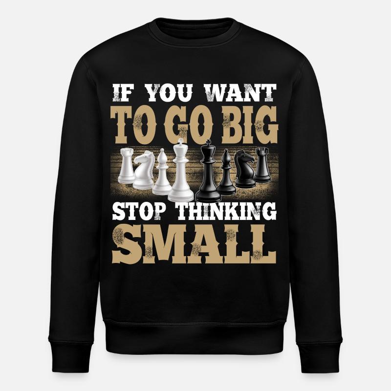 Schach - Stanley/Stella Unisex Bio-Sweatshirt ROLLER - Schwarz