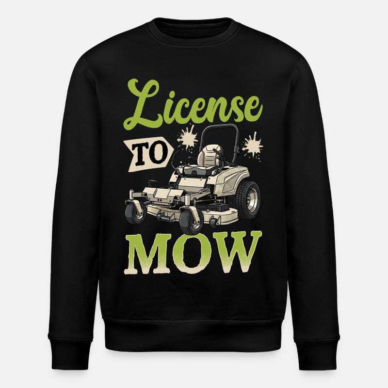 Permis de tondre - Sweat bio ROLLER Stanley/Stella Unisexe - noir