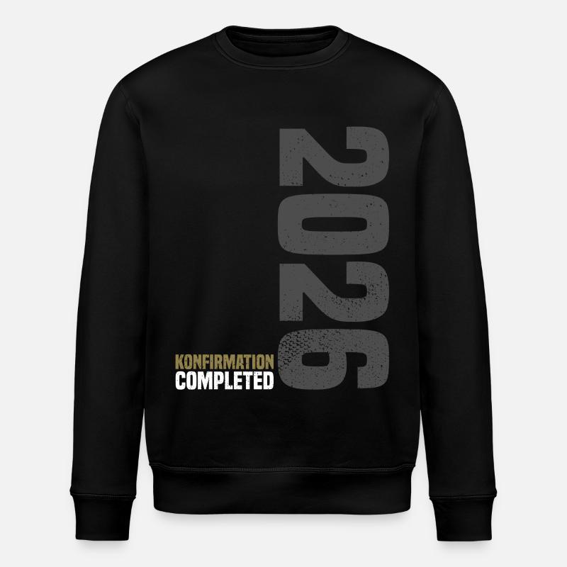 Félicitations Confirmation 2026 - Sweat bio ROLLER Stanley/Stella Unisexe - noir