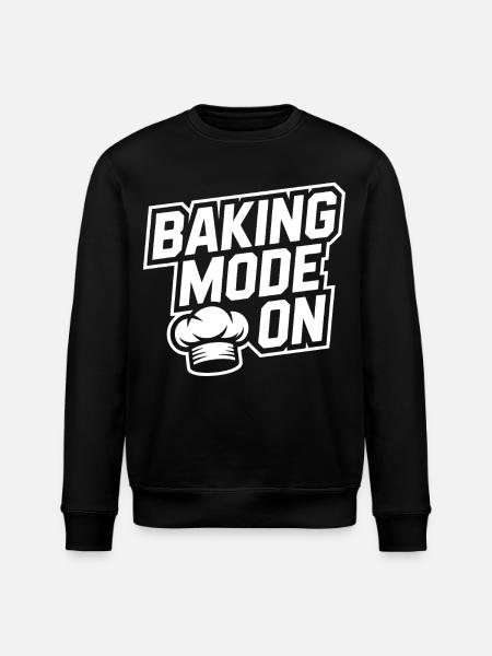 Backmodus An – Küchenhumor Design - Stanley/Stella Unisex Bio-Sweatshirt ROLLER - Schwarz