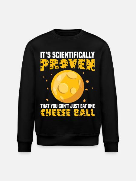 Cheese Ball Foodie Mix Zubehör für Cheese Ball - Stanley/Stella Unisex Bio-Sweatshirt ROLLER - Schwarz