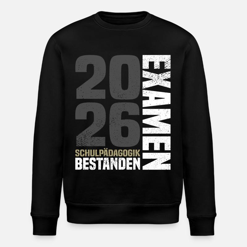 Examen Schulpädagogik 2026 - Stanley/Stella Unisex Bio-Sweatshirt ROLLER - Schwarz