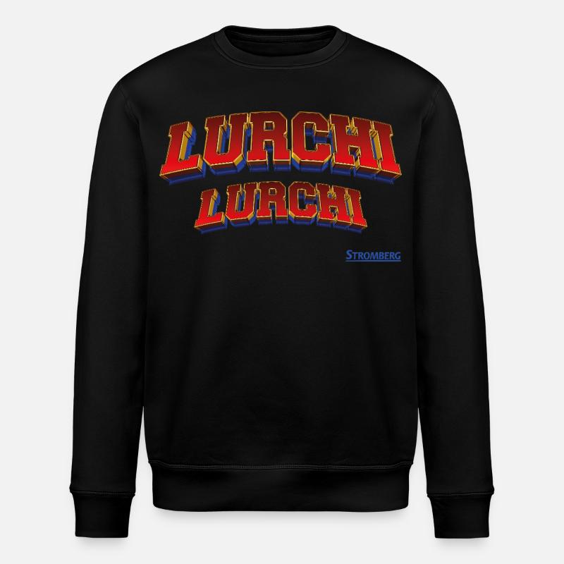 Stromberg Mit Spruch Lurchi Lurchi - Stanley/Stella Unisex Bio-Sweatshirt ROLLER - Schwarz