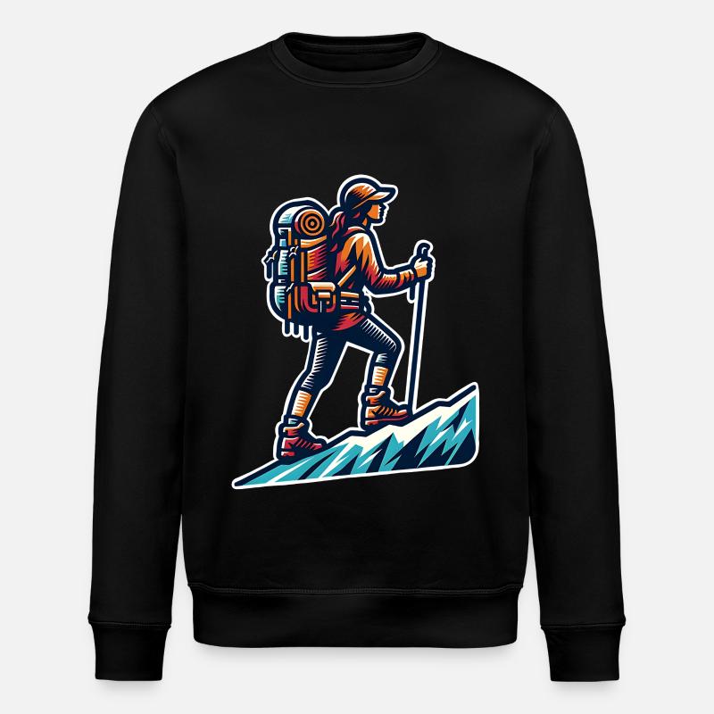 Bergsteiger  - Stanley/Stella Unisex Bio-Sweatshirt ROLLER - Schwarz