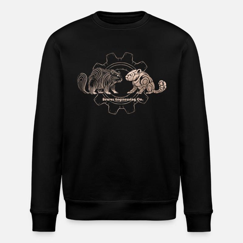 Timberborn – Beaver Engineering Co. - Stanley/Stella ROLLER Unisex Organic Sweatshirt - black