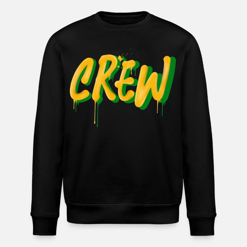 Crew - Stanley/Stella Unisex Bio-Sweatshirt ROLLER - Schwarz