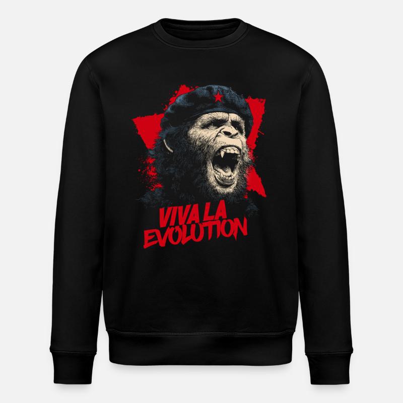 Viva La Evolution - Sweat bio ROLLER Stanley/Stella Unisexe - noir