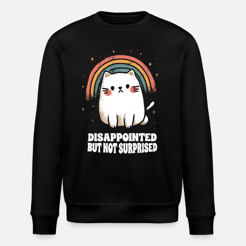 Disappointed - Stanley/Stella Unisex Bio-Sweatshirt ROLLER - Schwarz
