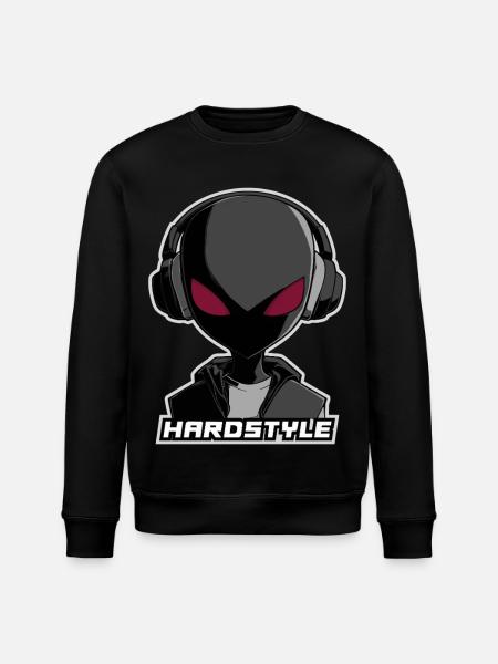 Hardstyle Alien – Conception musicale au casque - Sweat bio ROLLER Stanley/Stella Unisexe - noir
