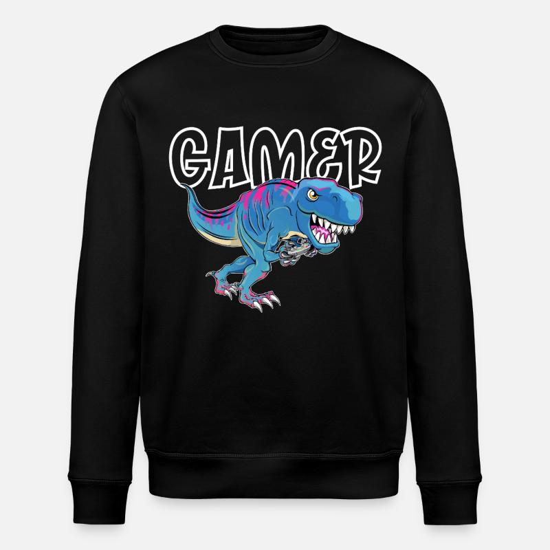 Gamer Gaming T_Rex - Sweat bio ROLLER Stanley/Stella Unisexe - noir