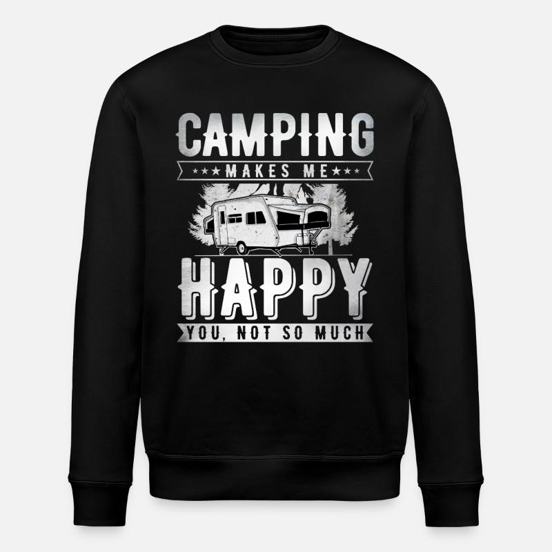 Camping - Sweat bio ROLLER Stanley/Stella Unisexe - noir