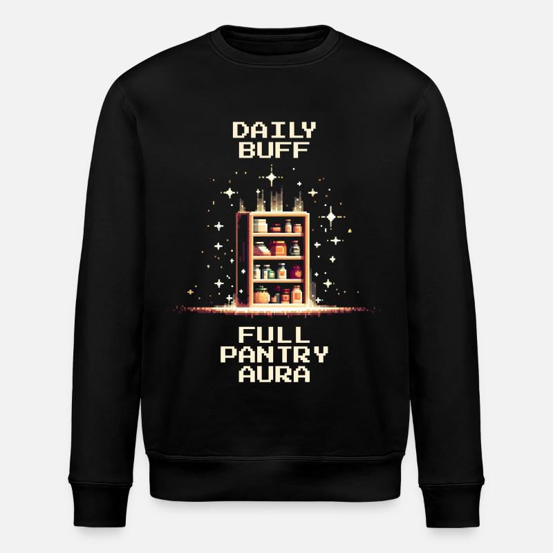Garde-manger complet | Pixel Art - Sweat bio ROLLER Stanley/Stella Unisexe - noir