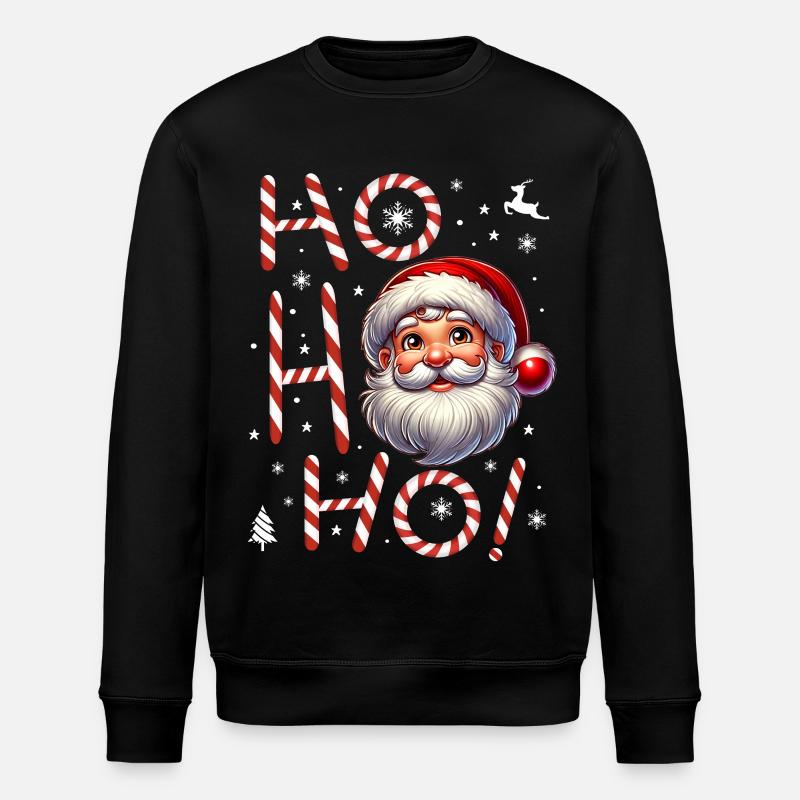 HoHoHo Weihnachtsmann Père Noël - Sweat bio ROLLER Stanley/Stella Unisexe - noir