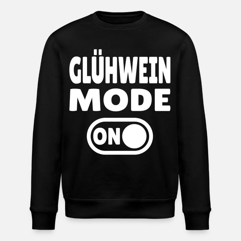 Gluehwein Mode ON - Stanley/Stella Unisex Bio-Sweatshirt ROLLER - Schwarz
