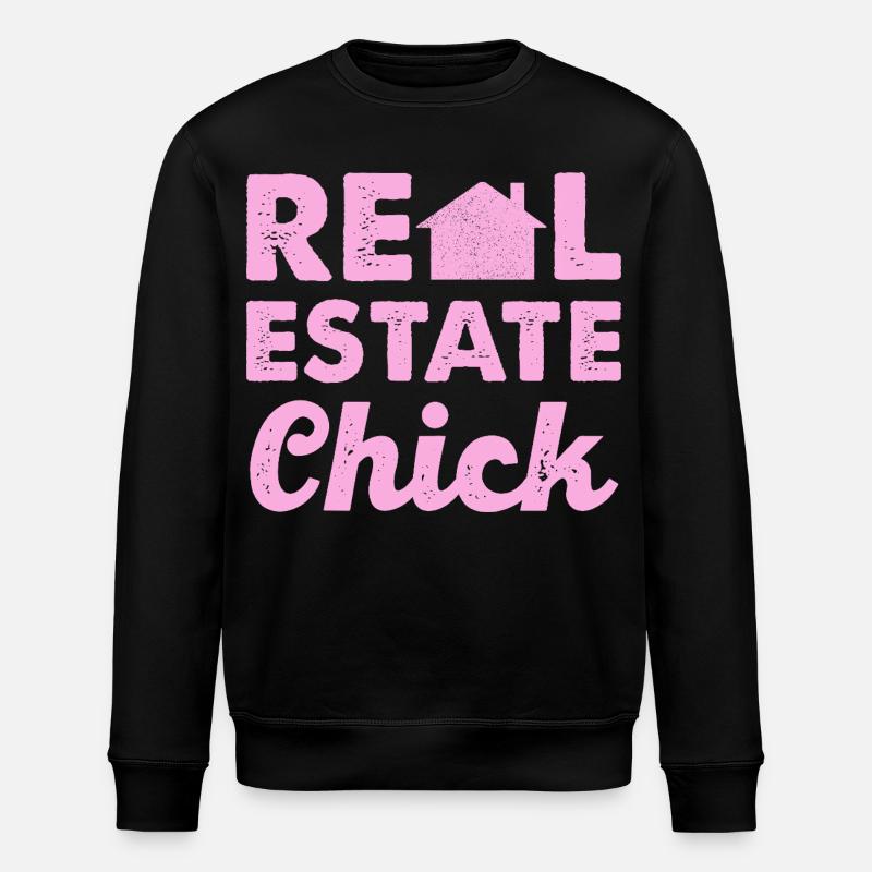 Immobilier Chic - Sweat bio ROLLER Stanley/Stella Unisexe - noir