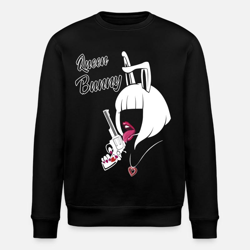 verliebt - Stanley/Stella Unisex Bio-Sweatshirt ROLLER - Schwarz
