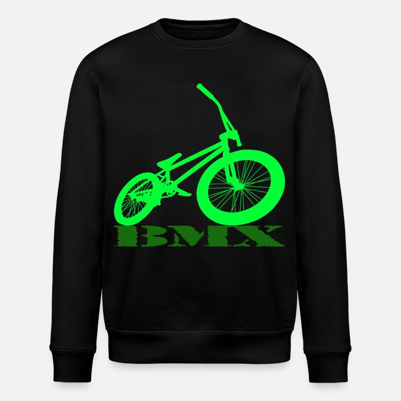 BMX Rad - Stanley/Stella Unisex Bio-Sweatshirt ROLLER - Schwarz