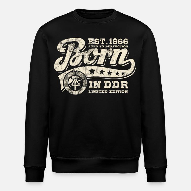 Né en RDA en 1966 - Anniversaire - Ossi Gift - Sweat bio ROLLER Stanley/Stella Unisexe - noir