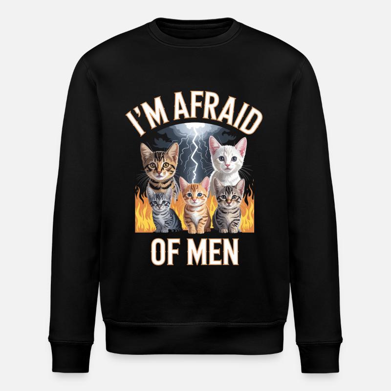 I'm Afraid Of Men Unwearable Bootleg - Stanley/Stella Unisex Bio-Sweatshirt ROLLER - Schwarz