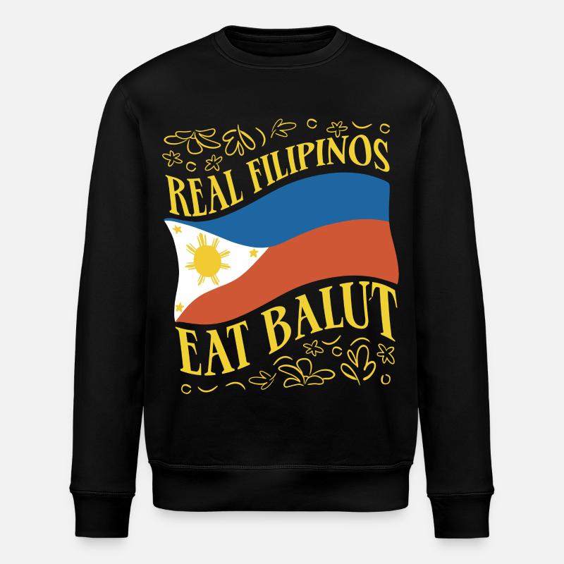 Les vrais Philippins mangent Balut Philippines - Sweat bio ROLLER Stanley/Stella Unisexe - noir
