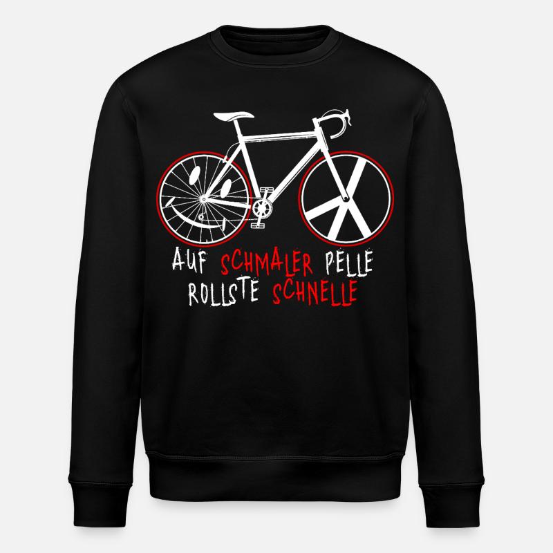 Rennrad - Stanley/Stella Unisex Bio-Sweatshirt ROLLER - Schwarz
