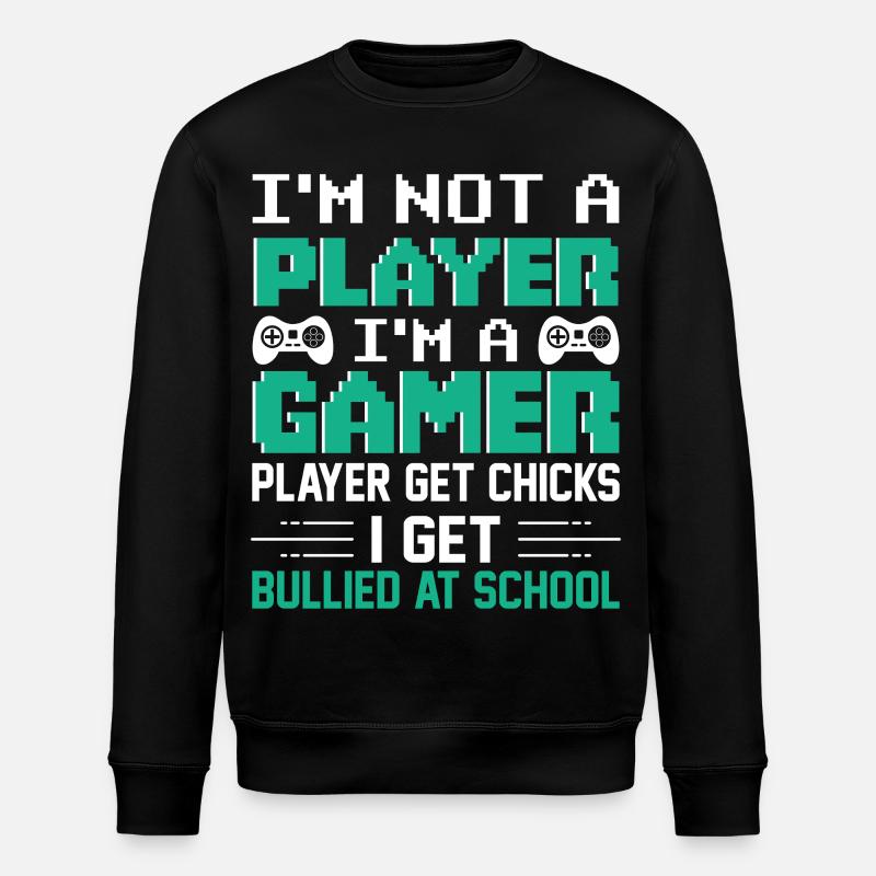 Gaming - Stanley/Stella Unisex Bio-Sweatshirt ROLLER - Schwarz