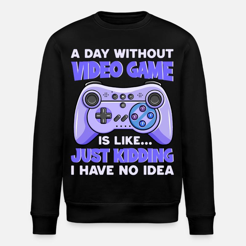 Gamer Gaming - Stanley/Stella Unisex Bio-Sweatshirt ROLLER - Schwarz