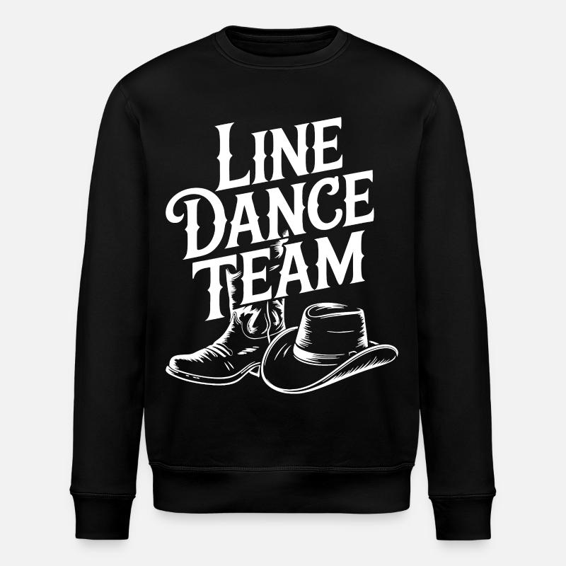 Line Dance Team Boots Hat - Stanley/Stella Unisex Bio-Sweatshirt ROLLER - Schwarz
