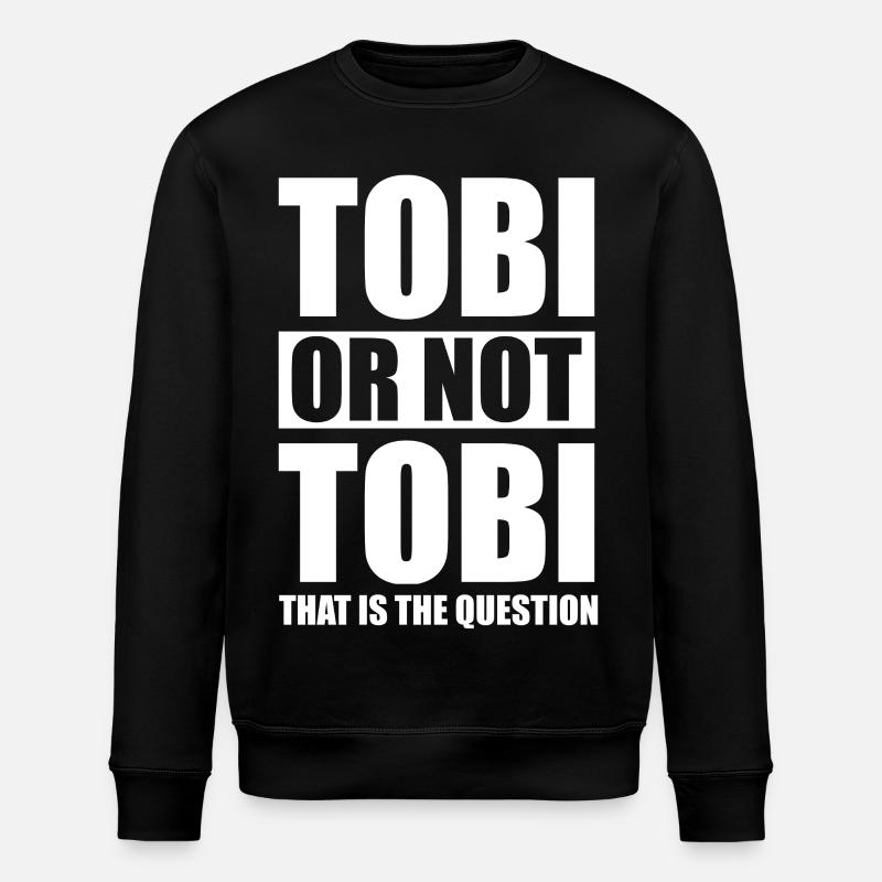 Tobi or not Tobi - Stanley/Stella Unisex Bio-Sweatshirt ROLLER - Schwarz